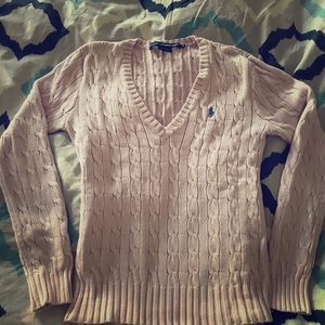 RL sport cable neck sweater